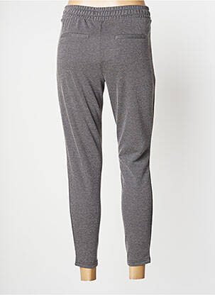 Pantalon 7/8 taille élastique taille normale noir ICHI femme
