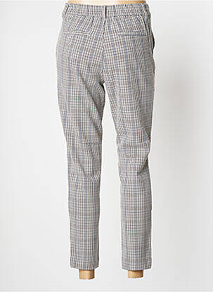 Pantalon chino tissage popeline taille normale beige VILA femme
