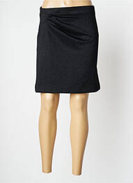 Jupe courte taille normale noir ICHI femme
