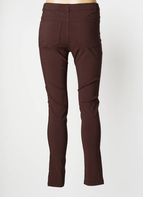 Pantalon slim marron B.YOUNG pour femme
