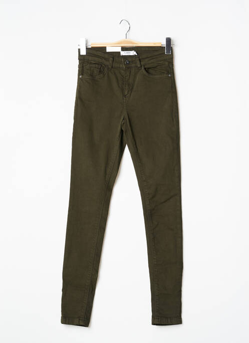 Pantalon slim vert B.YOUNG pour femme