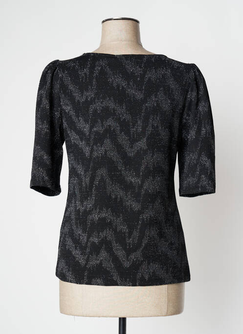 Top noir ICHI pour femme