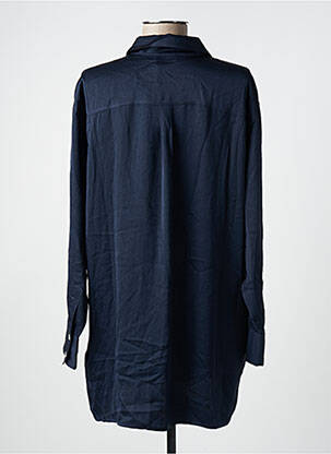 Chemisier coupe fluide manches longues bleu AMERICAN VINTAGE femme