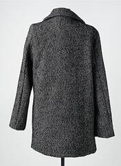 Manteau court noir ICHI pour femme seconde vue