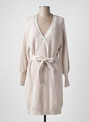 Robe pull beige OBJECT pour femme