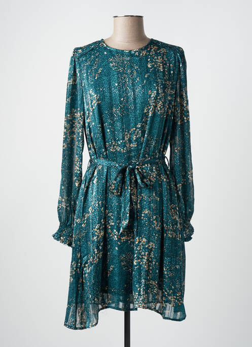 Robe courte bleu GRACE & MILA pour femme