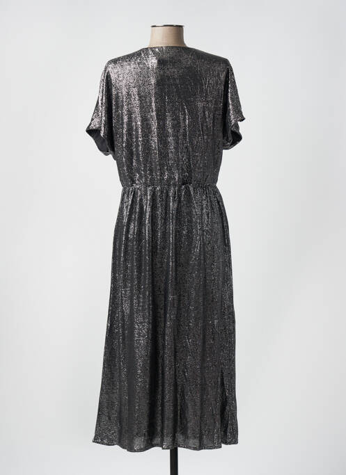 Robe mi-longue gris VILA pour femme
