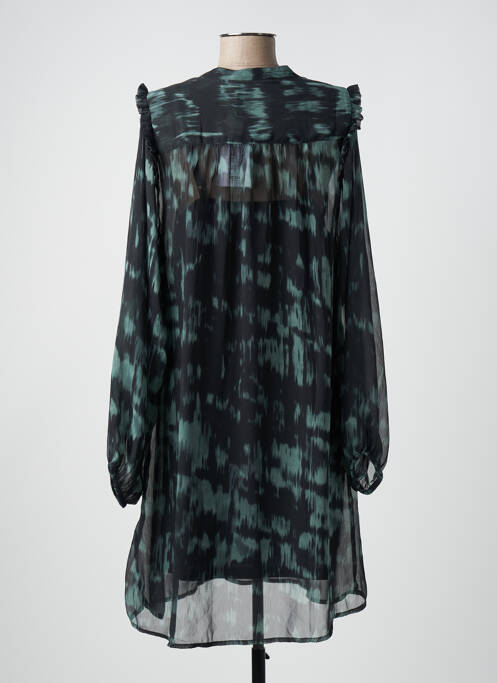 Robe mi-longue noir ICHI pour femme