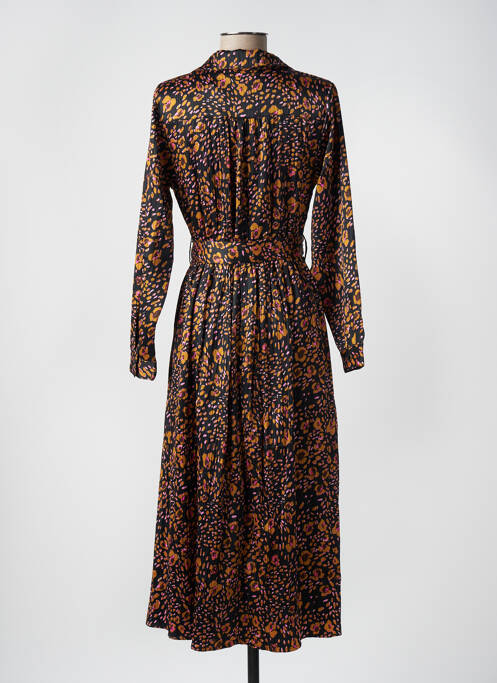 Robe mi-longue noir LA PETITE ETOILE pour femme