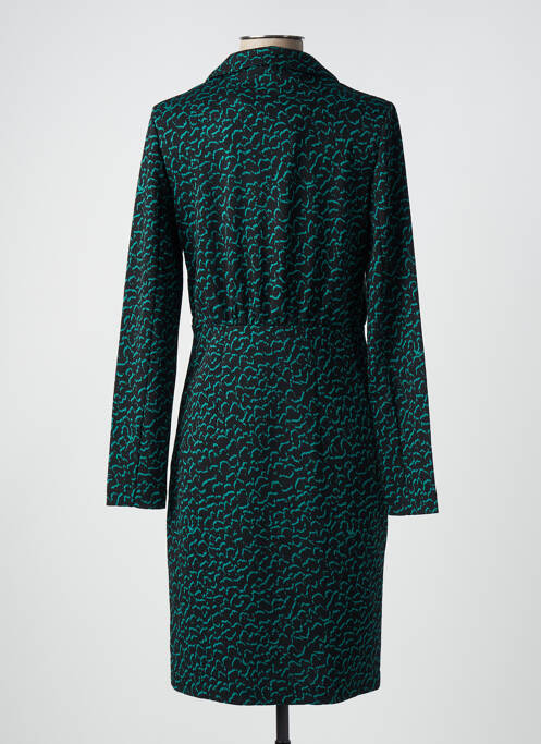 Robe mi-longue vert ICHI femme