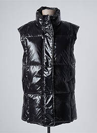 Doudoune poches sans capuche noir OBJECT femme