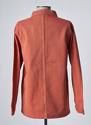 Veste casual coupe droite orange GRAINE femme