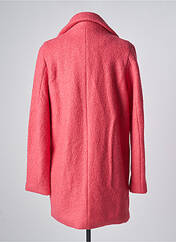 Manteau long rose ICHI pour femme seconde vue