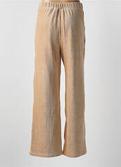 Pantalon large beige LA PETITE ETOILE pour femme seconde vue