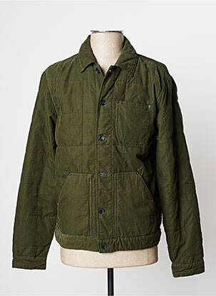 Veste casual coupe droite vert DSTREZZED homme