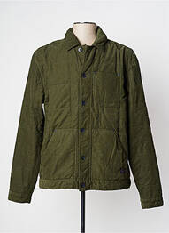 Veste casual fermeture boutonnée sur le devant vert DSTREZZED homme
