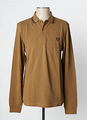 Polo marron FRED PERRY pour homme seconde vue