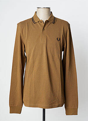 Polo marron FRED PERRY pour homme