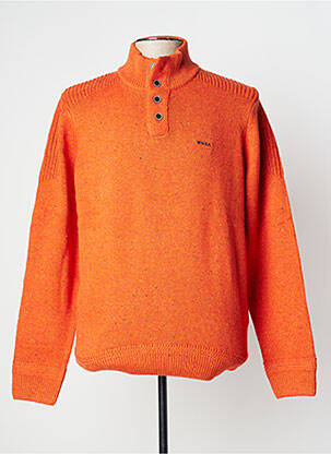 Pull orange N.Z.A NEW ZEALAND pour homme