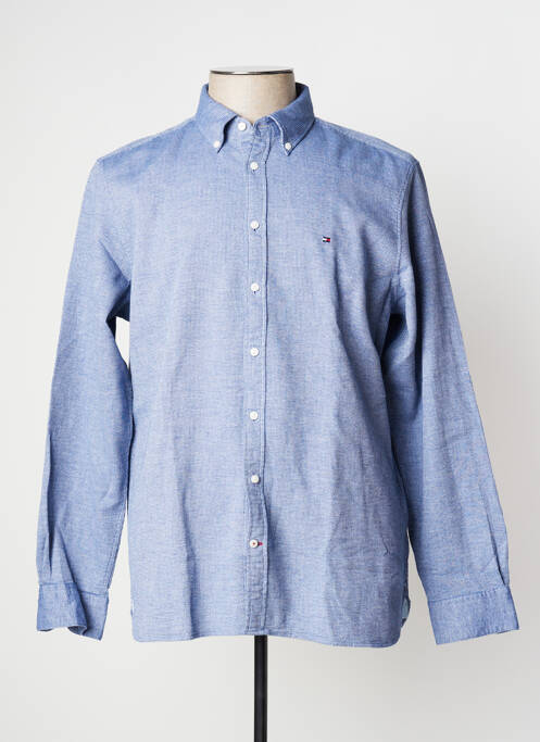 Chemise manches longues bleu TOMMY HILFIGER pour homme