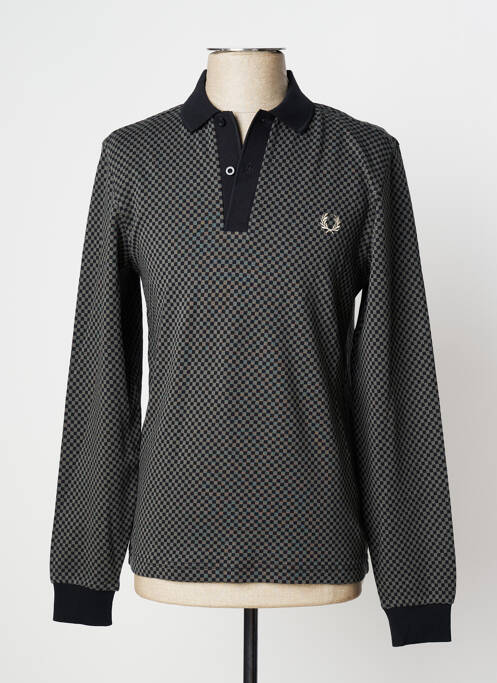 Polo gris FRED PERRY pour homme
