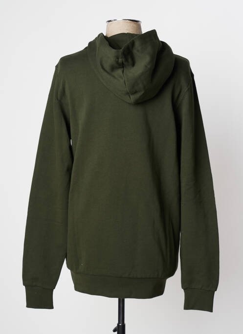 Sweat-shirt à capuche vert KNOWLEDGE COTTON APPAREL pour homme