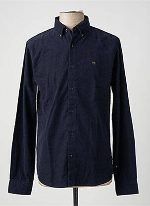 Chemise manches longues manches longues bleu SCOTCH & SODA homme