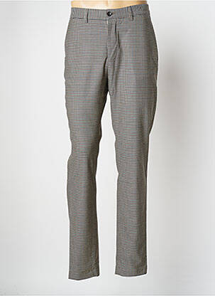 Pantalon chino tissage popeline taille normale beige DSTREZZED homme