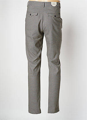 Pantalon chino tissage popeline taille normale beige DSTREZZED homme