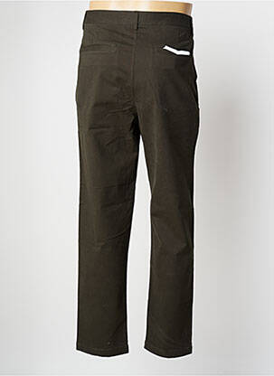 Pantalon chino tissage popeline taille normale vert MINIMUM homme