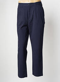 Pantalon chino stretch taille haute bleu MINIMUM homme