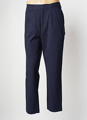 Pantalon chino stretch taille haute bleu MINIMUM homme