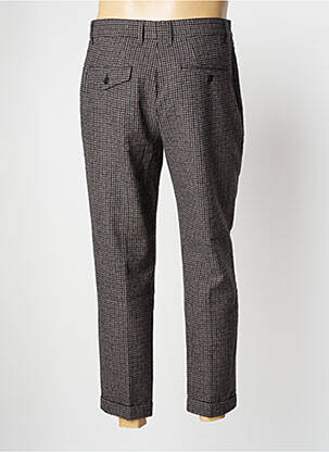 Pantalon chino tissage popeline taille normale marron MINIMUM homme