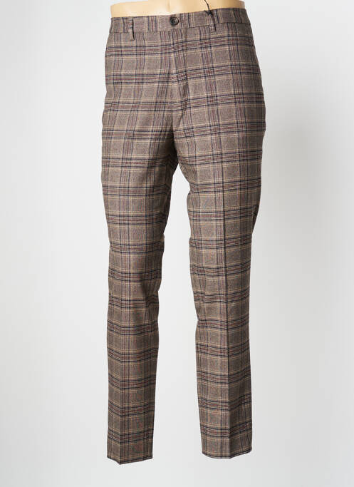 Pantalon chino tissage popeline taille normale beige MAISON SCOTCH homme