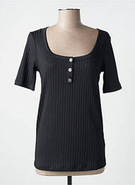 Top stretch manches courtes noir COP COPINE femme