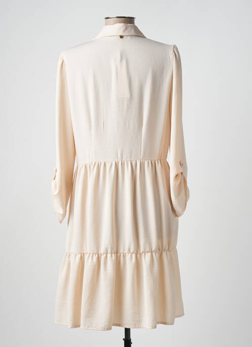 Robe mi-longue beige RINASCIMENTO pour femme