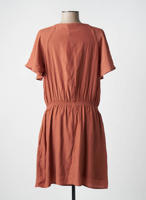 Robe mi-longue marron MOLLY BRACKEN pour femme