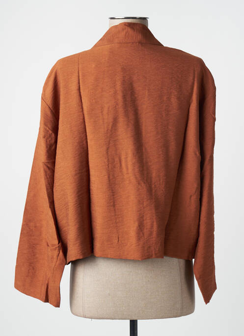 Veste casual marron LA FEE MARABOUTEE pour femme