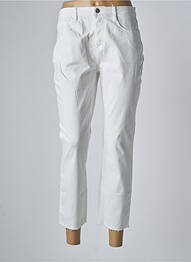 Pantalon 7/8 stretch taille normale blanc LPB femme