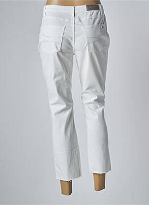 Pantalon 7/8 stretch taille normale blanc LPB femme