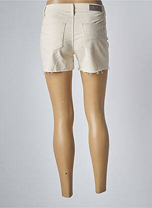 Short fermeture zippée sous rabat boutonné taille normale beige LPB femme