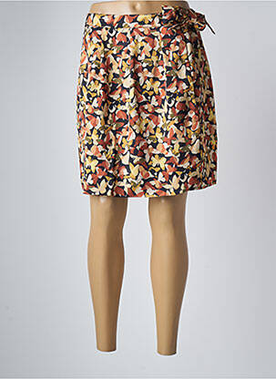 Jupe courte poches marron MOLLY BRACKEN femme