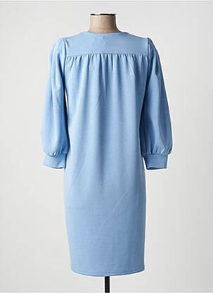 Robe mi-longue manches 3/4 manches 3/4 bleu ESQUALO femme