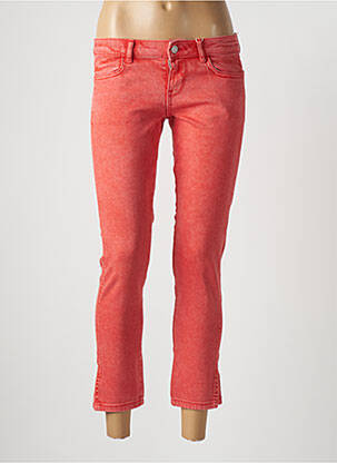 Pantalon slim taille basse taille basse orange ESPRIT femme
