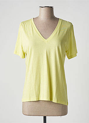 T-shirt jaune ANGE pour femme