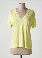 T-shirt jaune ANGE pour femme seconde vue