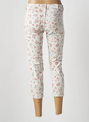 Pantalon 7/8 stretch taille normale beige ESPRIT femme