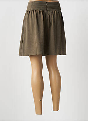 Jupe mi-longue taille normale vert ESPRIT femme