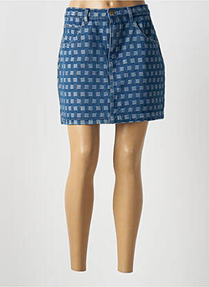 Jupe courte poches bleu MOLLY BRACKEN femme