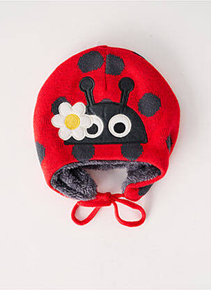 Bonnet rouge BOBOLI fille